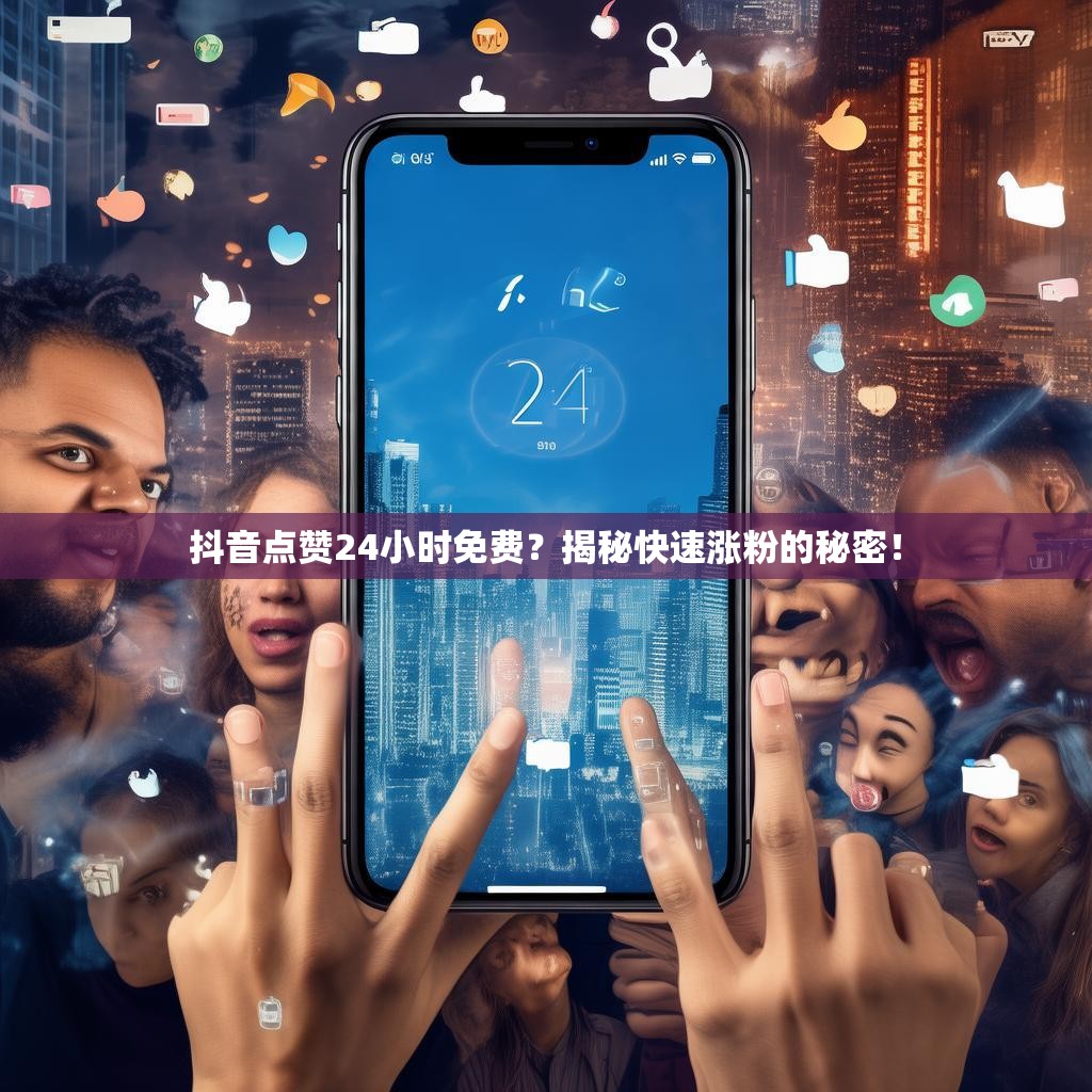 抖音点赞24小时免费？揭秘快速涨粉的秘密！