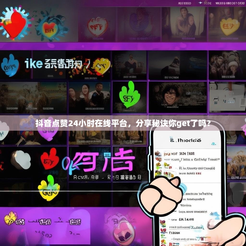 抖音点赞24小时在线平台，分享秘诀你get了吗？