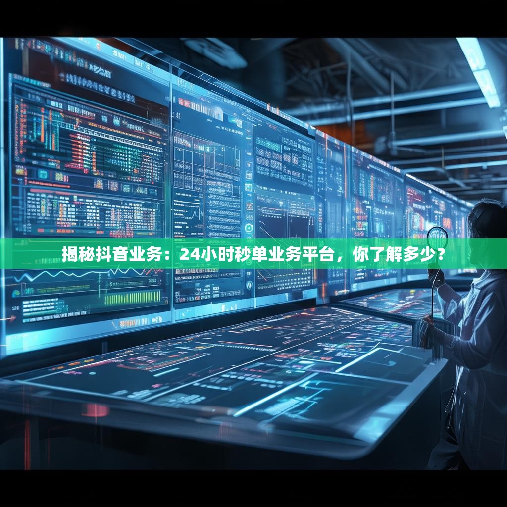 揭秘抖音业务：24小时秒单业务平台，你了解多少？