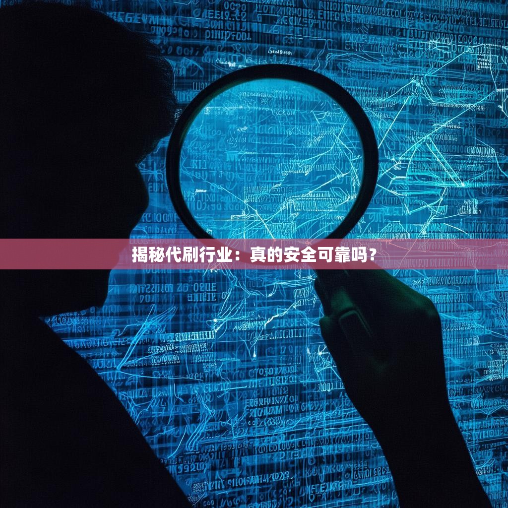 揭秘代刷行业：真的安全可靠吗？