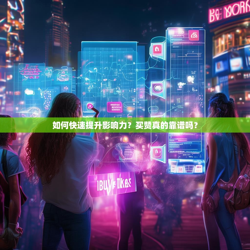 如何快速提升影响力？买赞真的靠谱吗？