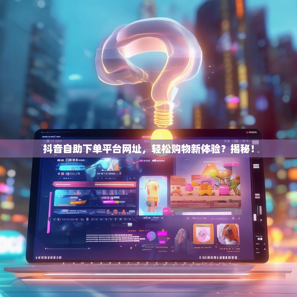 抖音自助下单平台网址，轻松购物新体验？揭秘！