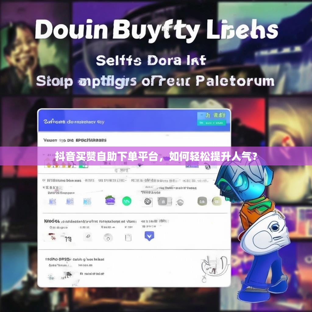 抖音买赞自助下单平台，如何轻松提升人气？
