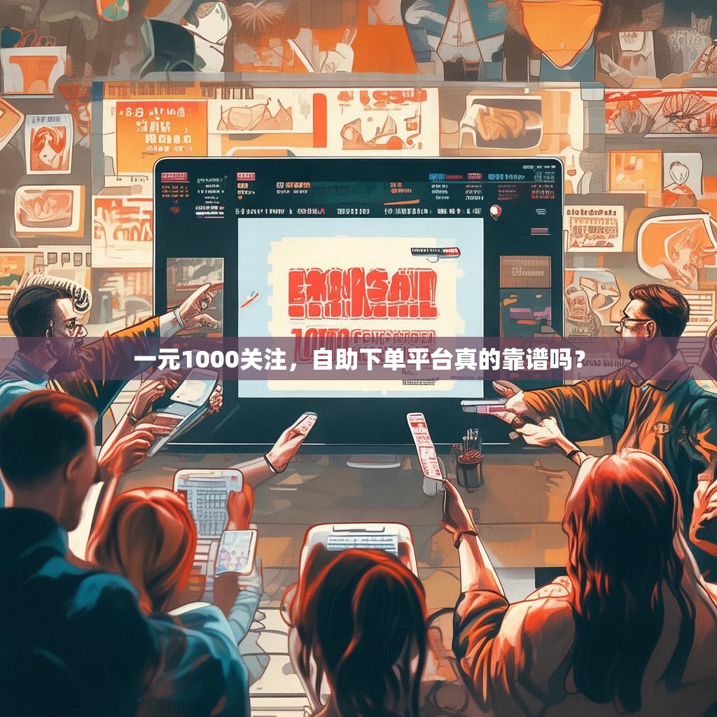 一元1000关注，自助下单平台真的靠谱吗？