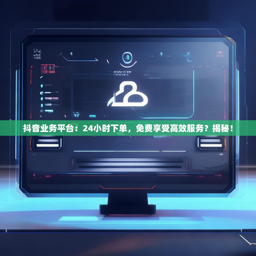 抖音业务平台：24小时下单，免费享受高效服务？揭秘！