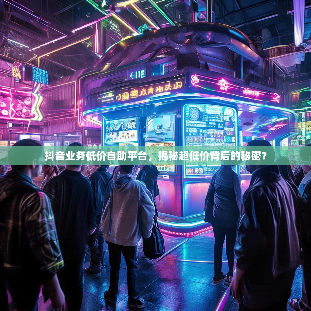 抖音业务低价自助平台，揭秘超低价背后的秘密？