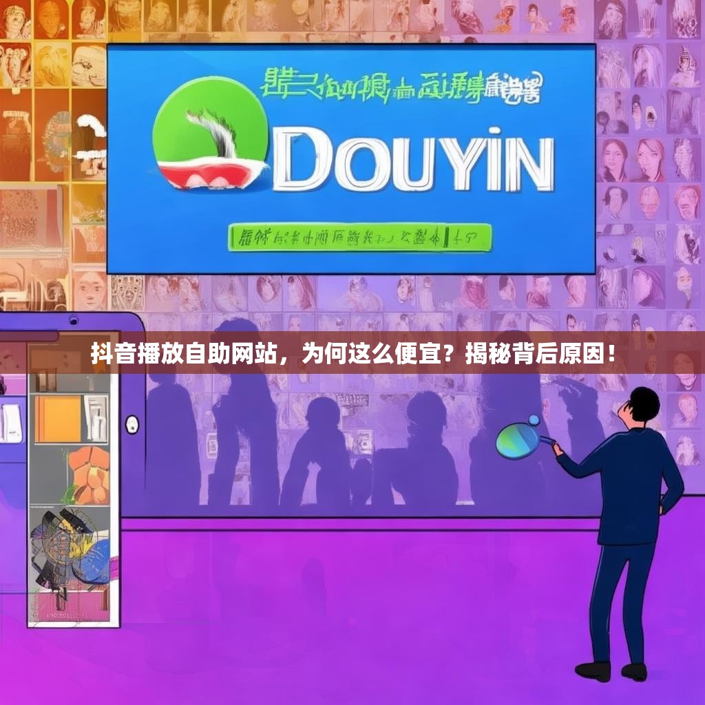 抖音播放自助网站，为何这么便宜？揭秘背后原因！