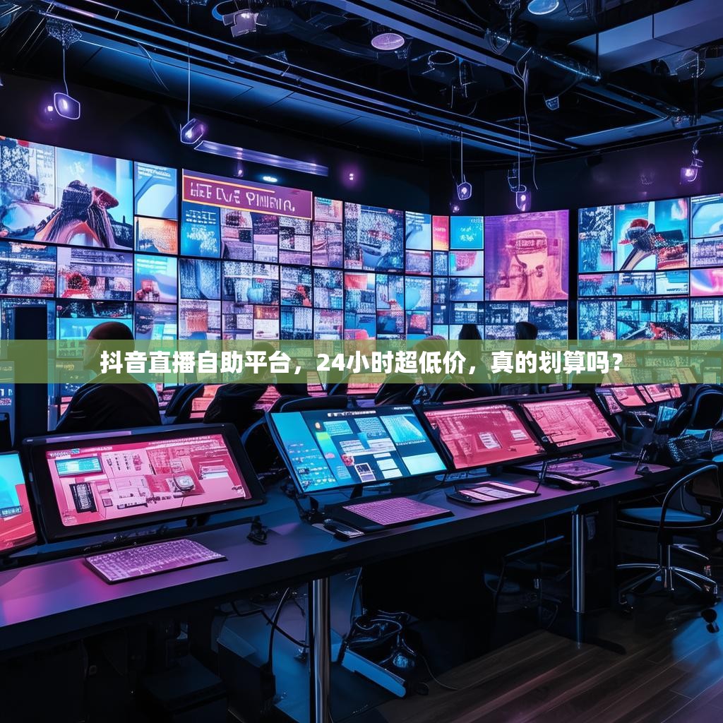 抖音直播自助平台，24小时超低价，真的划算吗？