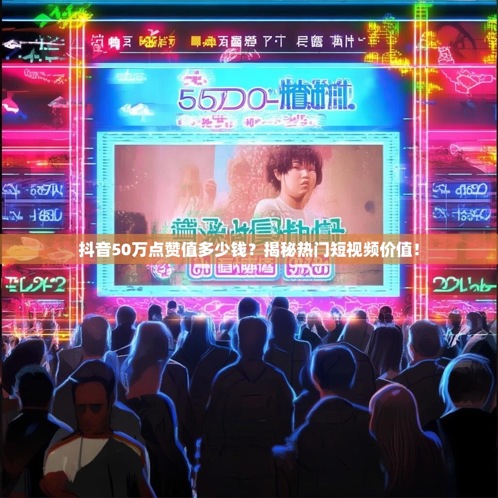 抖音50万点赞值多少钱？揭秘热门短视频价值！