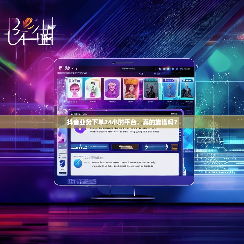 抖音业务下单24小时平台，真的靠谱吗？