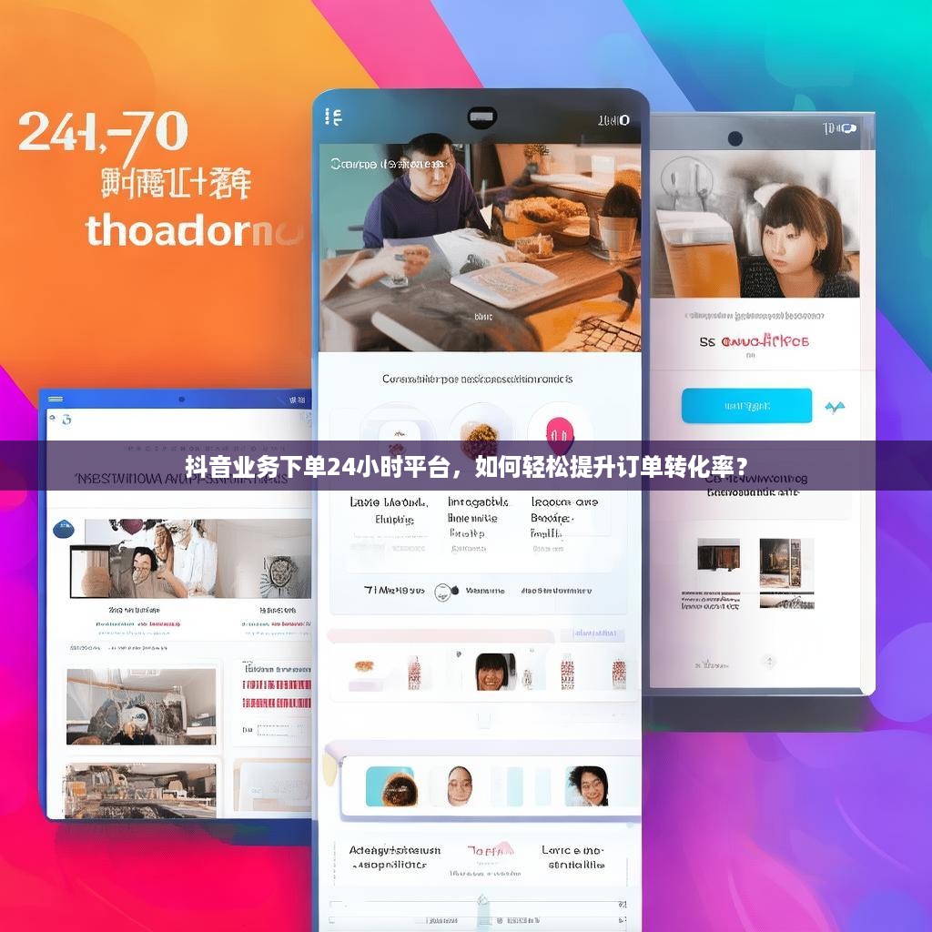 抖音业务下单24小时平台，如何轻松提升订单转化率？