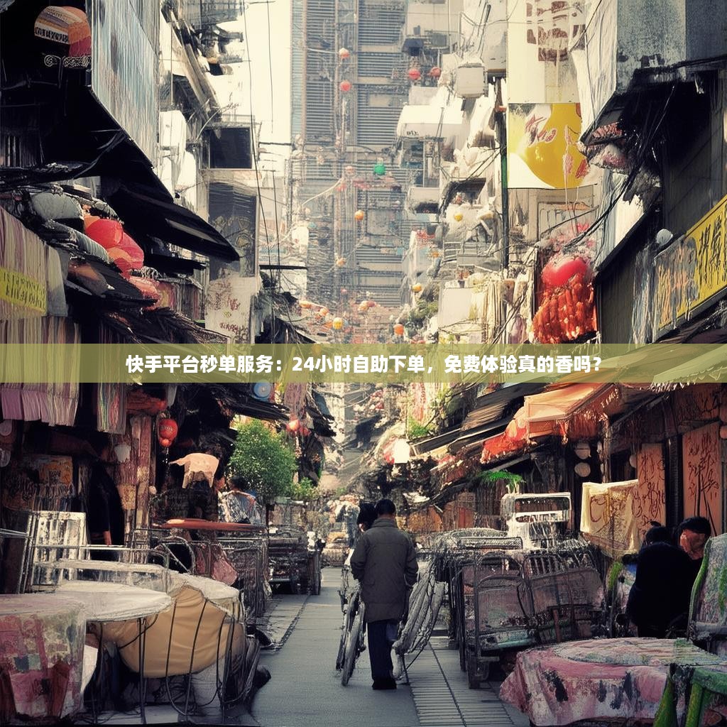 快手平台秒单服务：24小时自助下单，免费体验真的香吗？
