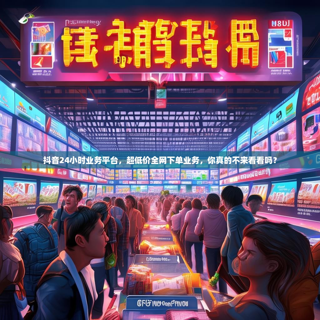 抖音24小时业务平台，超低价全网下单业务，你真的不来看看吗？
