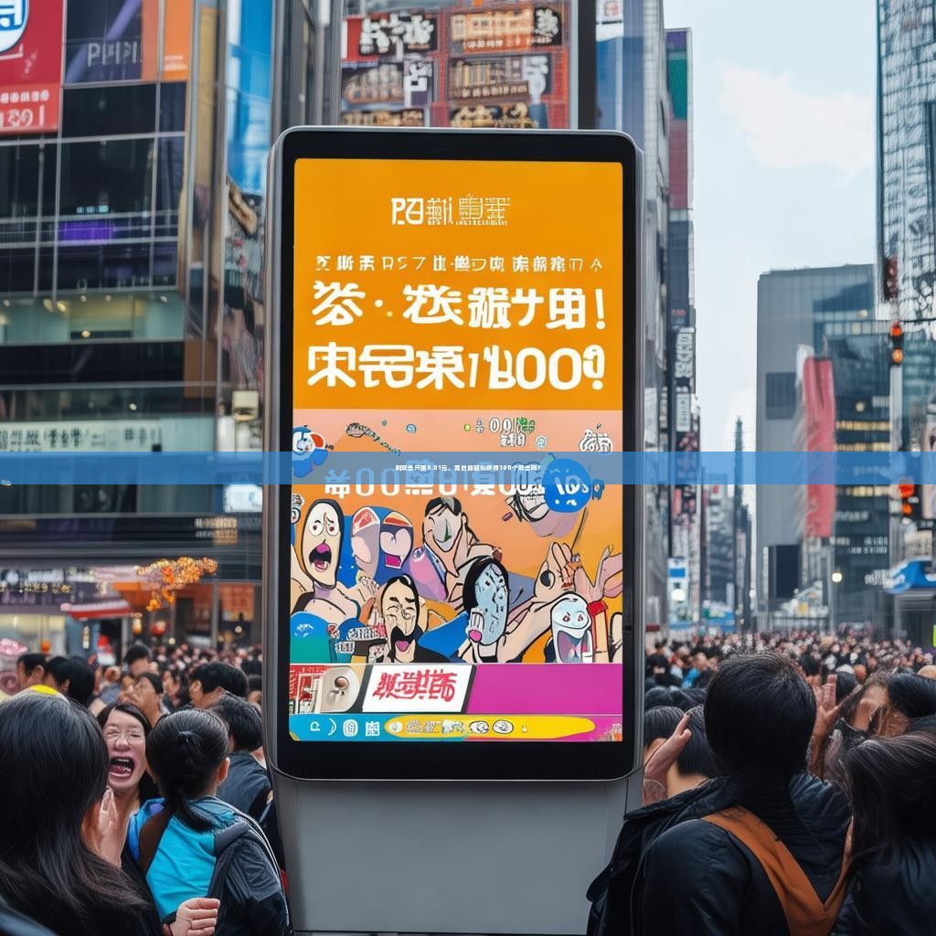 刷双击只需0.01元，真的能轻松获得100个双击吗？