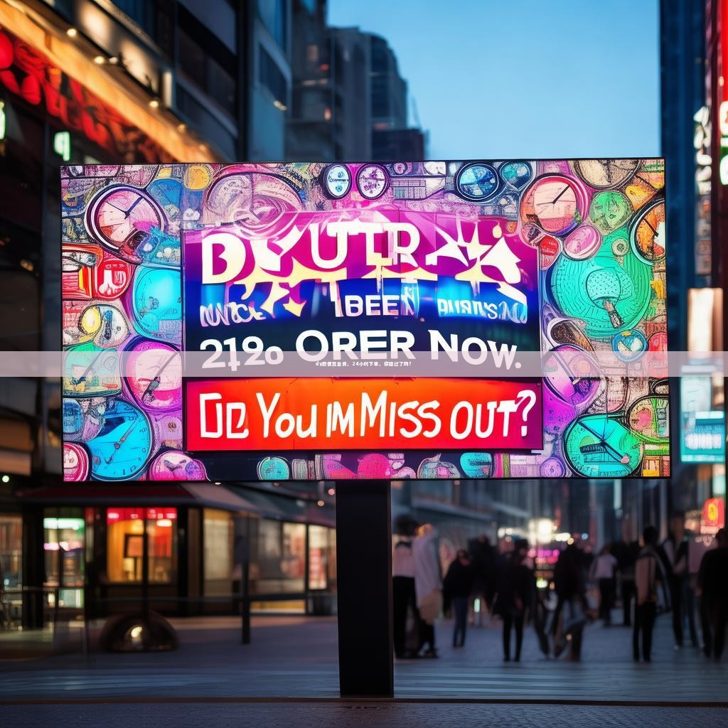 dy超便宜业务，24小时下单，你错过了吗？