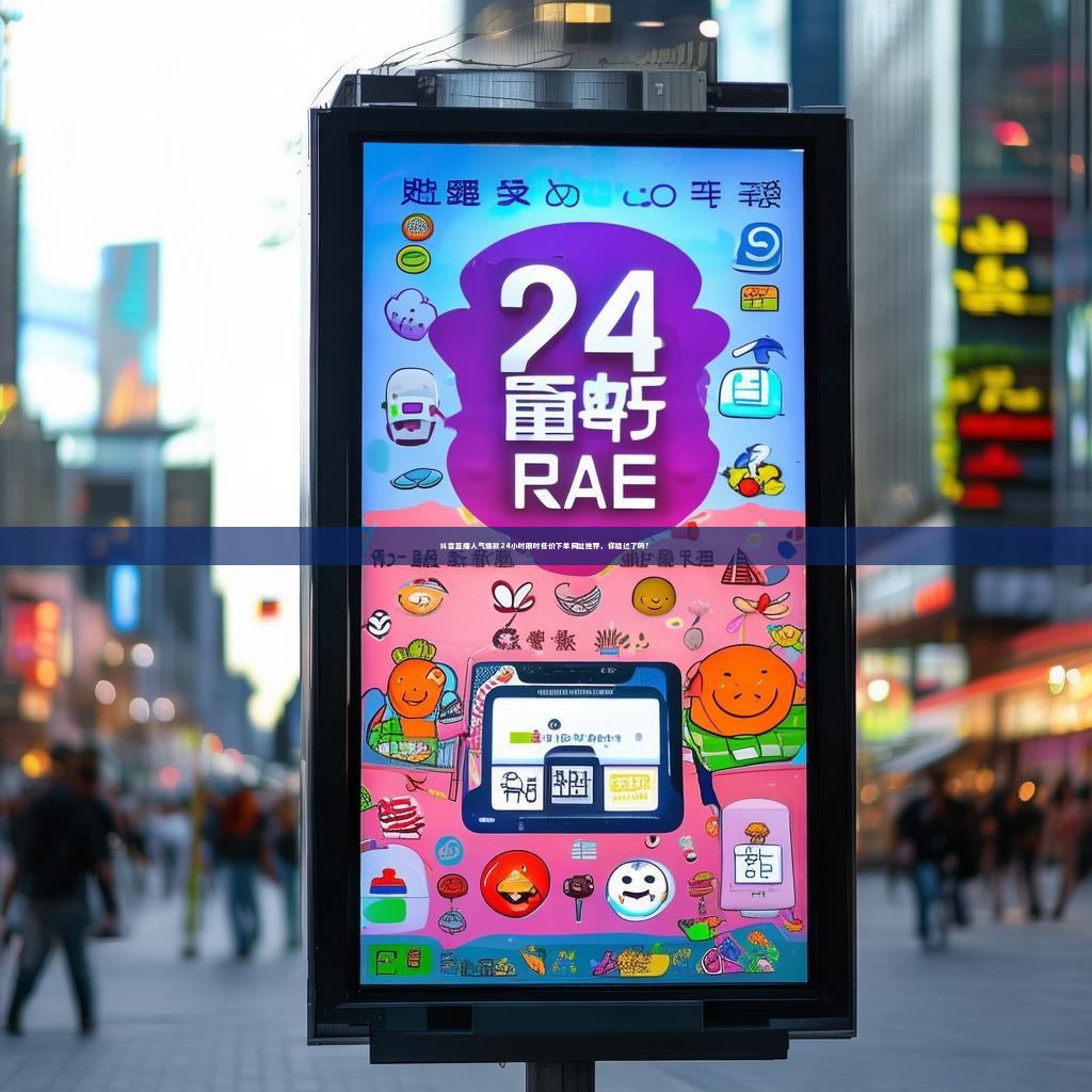 抖音直播人气爆款24小时限时低价下单网址推荐，你错过了吗？