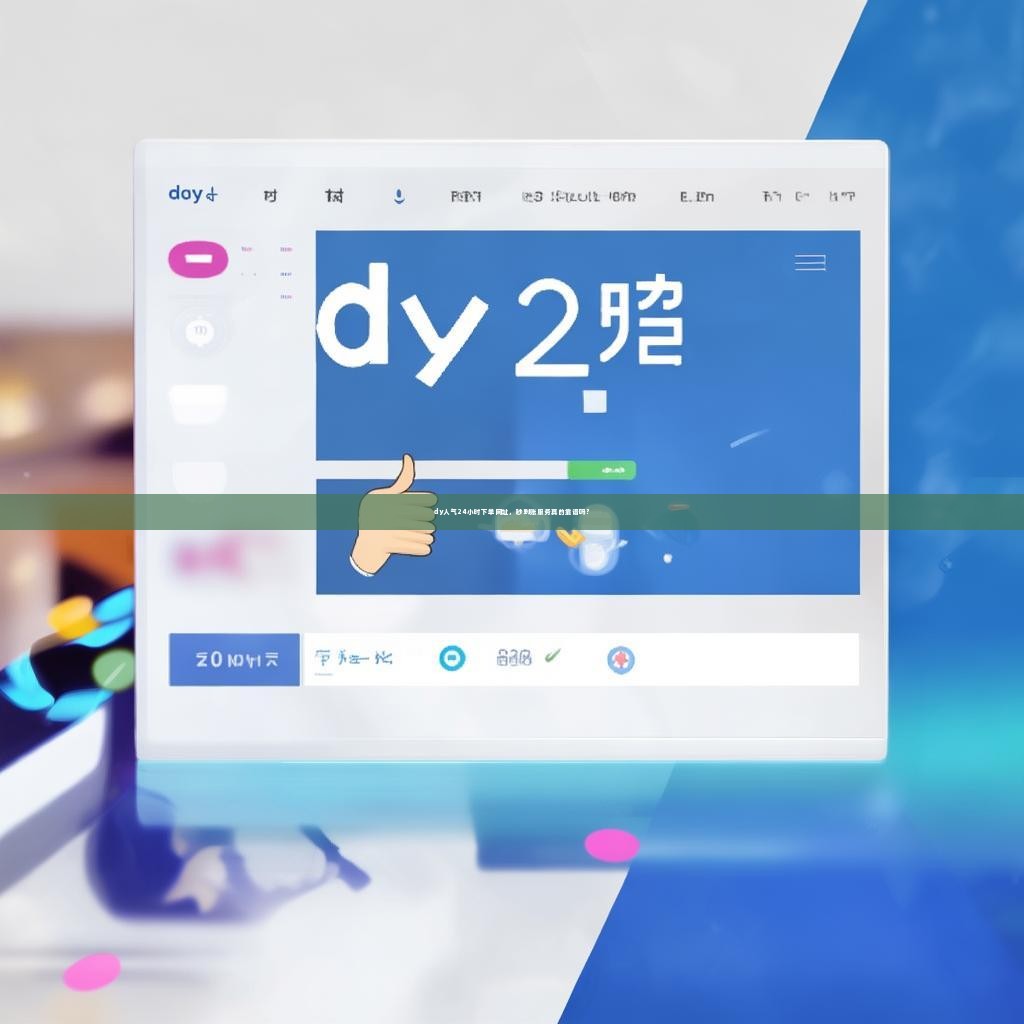 dy人气24小时下单网址，秒到账服务真的靠谱吗？