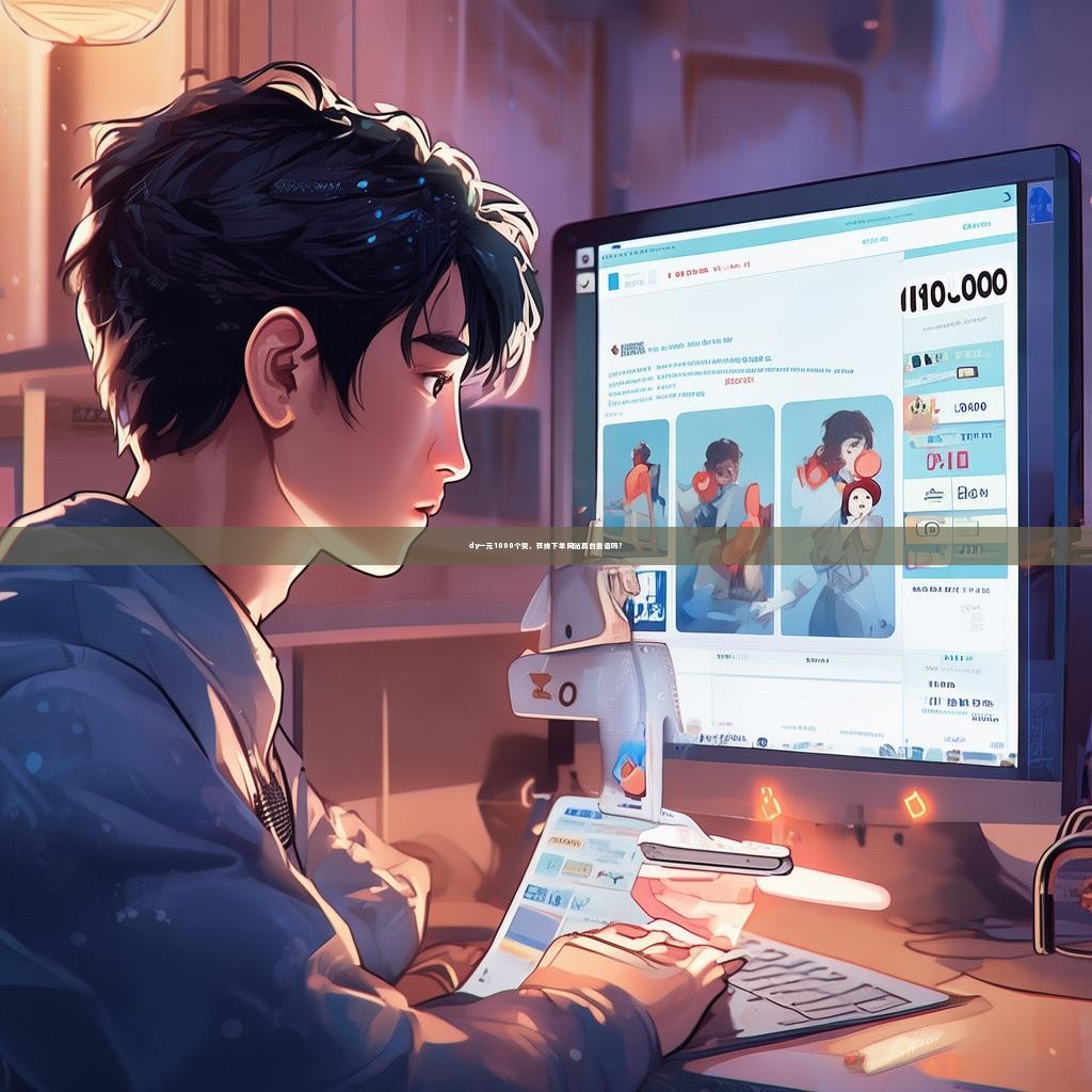 dy一元1000个赞，在线下单网站真的靠谱吗？